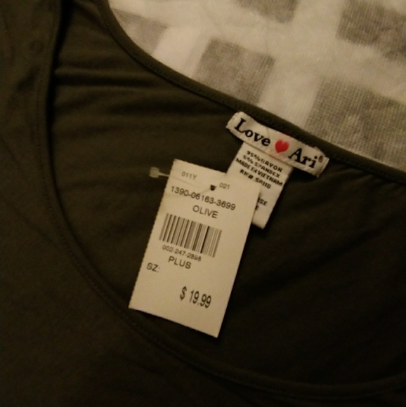 Olive Green Bodycon Knott Front Dress - Picture 4 of 4